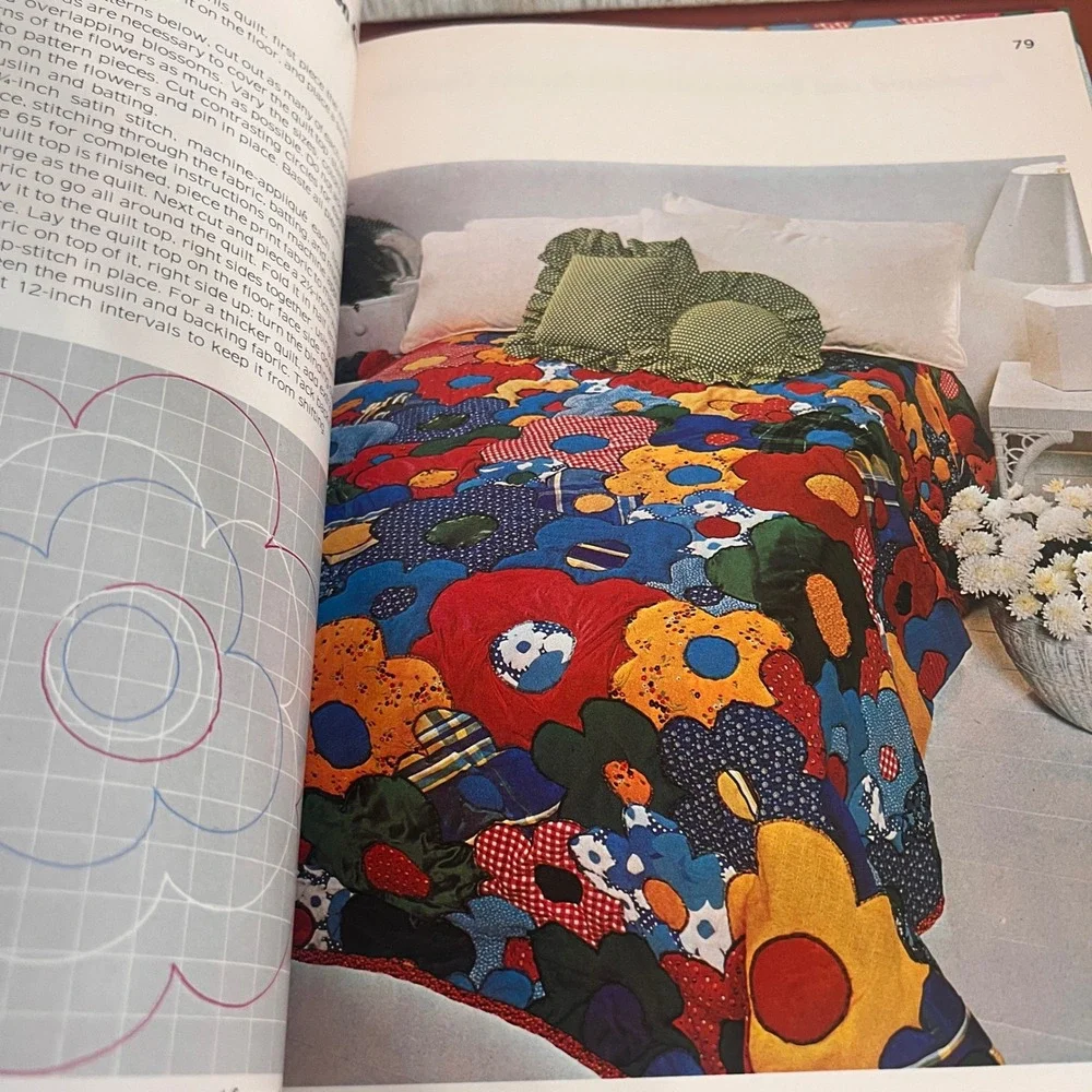 Better Homes and Gardens Patchwork & Quilting Book 1986 Vintage Hardcover 013959